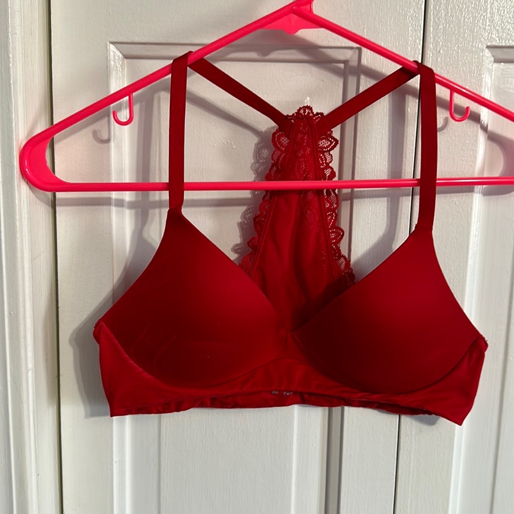Aerie Red Bra 34A